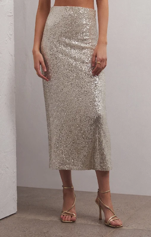 Z Supply Saturn Sequin Skirt midi skirt versatile