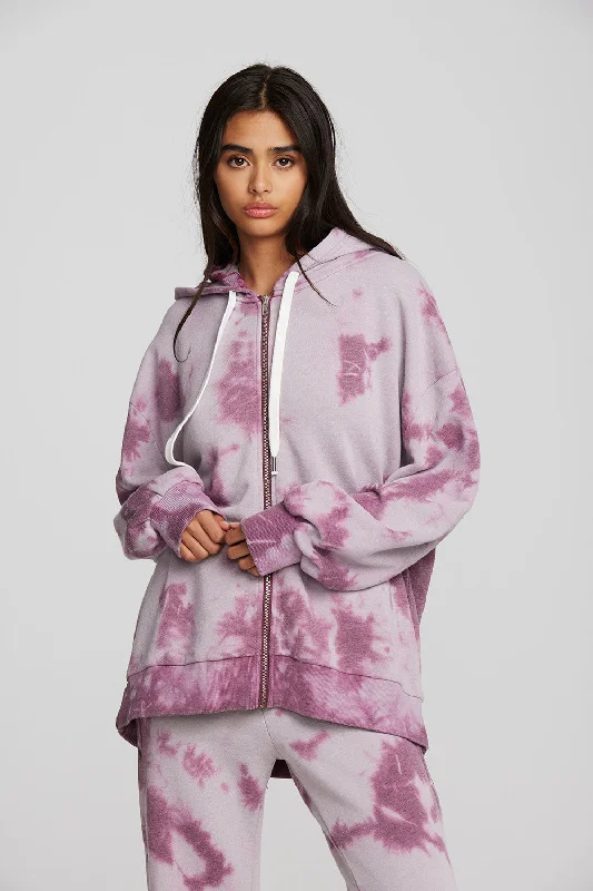 Zuma Cotton Terry Zip Up Hoodie Hoodie with Embroidery Detailed Premium